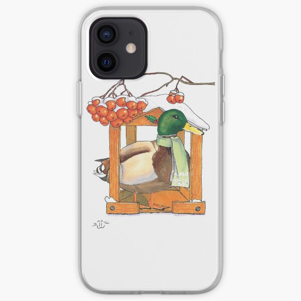 Winter duck iPhone Soft Case