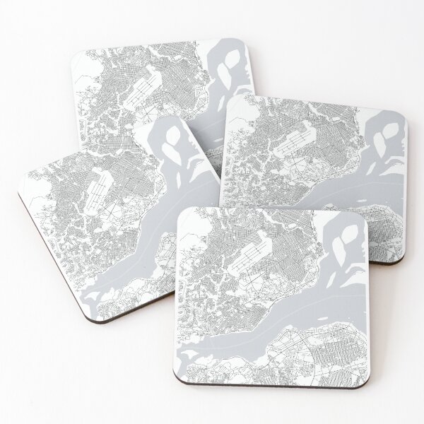 Item preview, BRAZZAVILLE THE REPUBLIC OF CONGO MAP designed and sold by MeArtHenry.