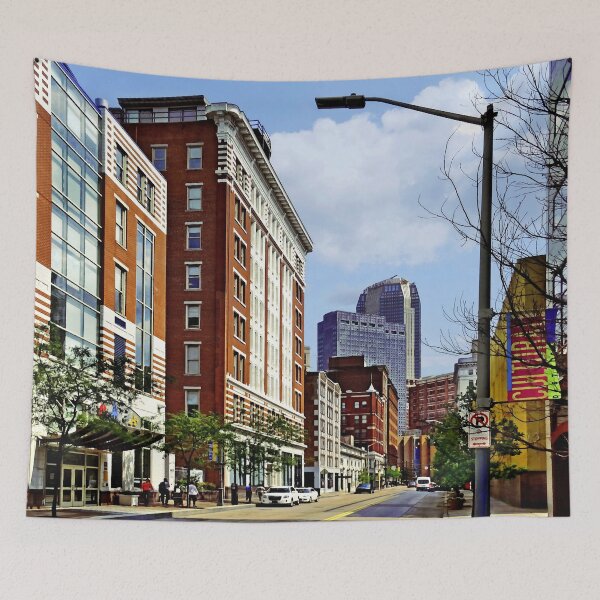 Item preview, Pittsburgh PA - View Down Ninth Street designed and sold by Susan Savad.