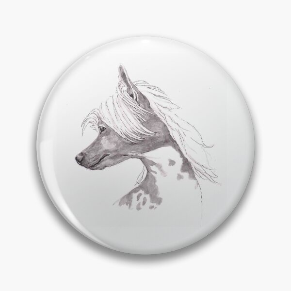 Item preview, Chinese Crested Dogs - full face art pets elegant dogs long haird designed and sold by Coolstuff4you71.