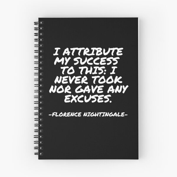 Item preview, Florence Nightingale - I attribute my success to this: I never took nor gave any excuses. designed and sold by appleofyoureye.