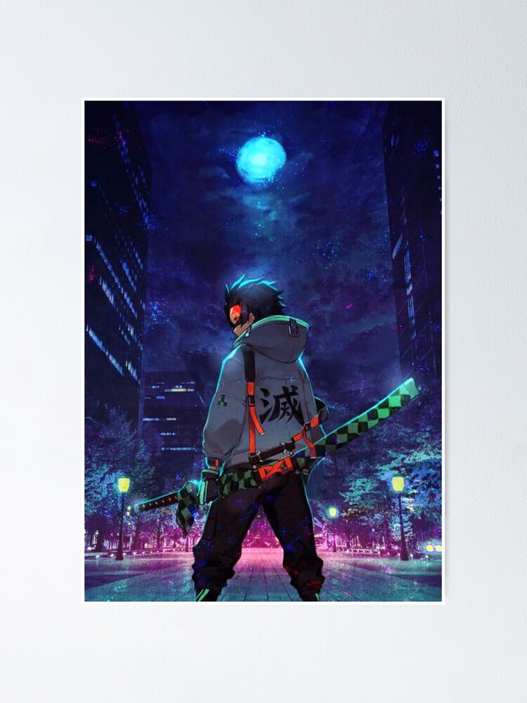 Alternate view of Tanjiro Kamado Demon Slayer Poster