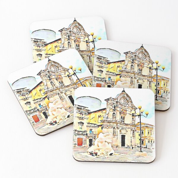 Item preview, L'Aquila: church and sculpture designed and sold by Giuseppe Cocco.