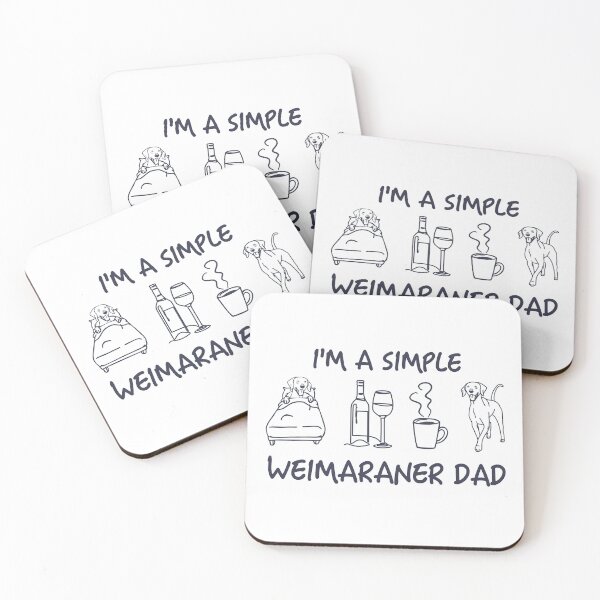 Item preview, Kopie von I'm A Simple DOG DAD - Love Sleep Wine Coffee Ridgeback Dad designed and sold by SiRaGeckoDesign.
