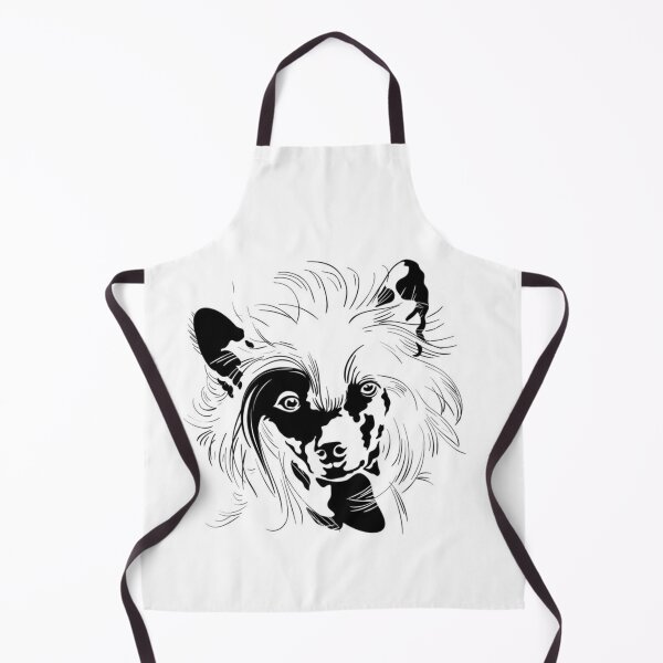 Item preview, Chinese Crested Dogs - full face art pets elegant dogs long haird designed and sold by Coolstuff4you71.