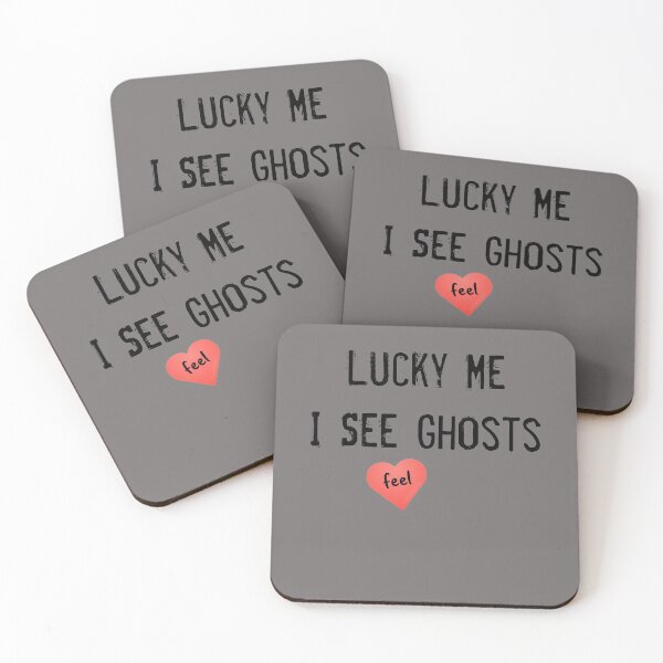 Item preview, Lucky Me I See Ghosts heart  designed and sold by 3colors3.