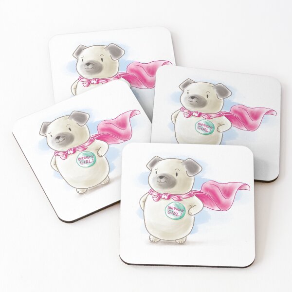 Item preview, Pug Birthday Girl designed and sold by Kimble & Co.
