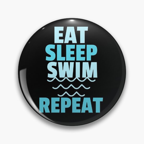 Artikelvorschau, "Eat Sleep Swim Repeat" entworfen und verkauft von Salma Satya & Co.