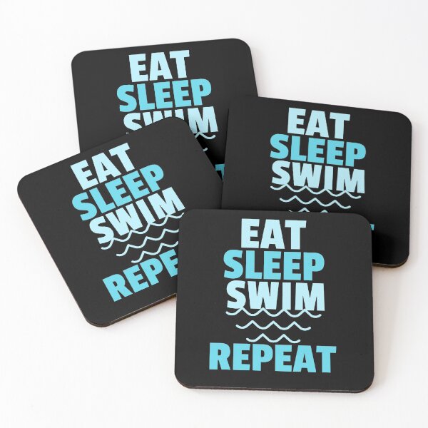 Artikelvorschau, "Eat Sleep Swim Repeat" entworfen und verkauft von Salma Satya & Co.