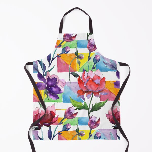 Item preview, Purple and red peonie flower pattern designed and sold by RoyalPeople.