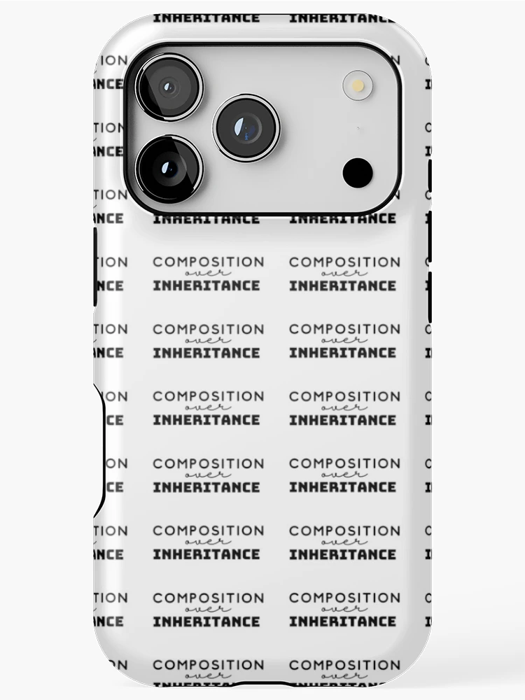Thumbnail 1 of 4, iPhone Case, Composition Over Inheritance - 2 designed and sold by dev-tats.