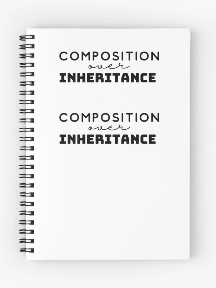 Thumbnail 1 of 3, Journal, Composition Over Inheritance - 2 designed and sold by dev-tats.