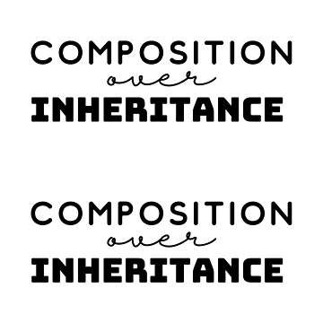 Artwork thumbnail, Composition Over Inheritance - 2 by dev-tats