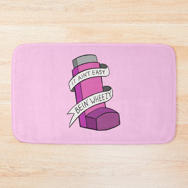 Item preview, It ain't easy bein' wheezy (Pink) Asthma designed and sold by BaconPancakes21.