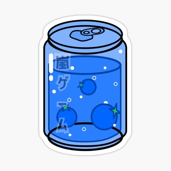 Lo-Fi Blueberry Soda Sticker