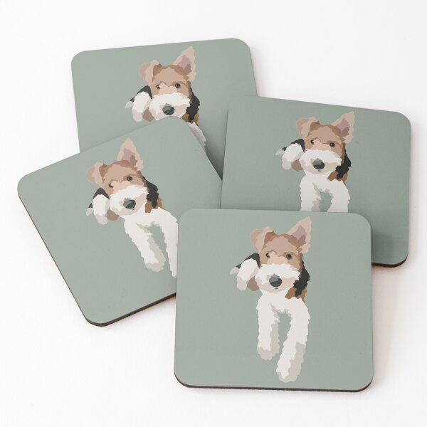 Item preview, Wirefox Terrier Dog Portrait Digital Illustration designed and sold by sherylwylie.