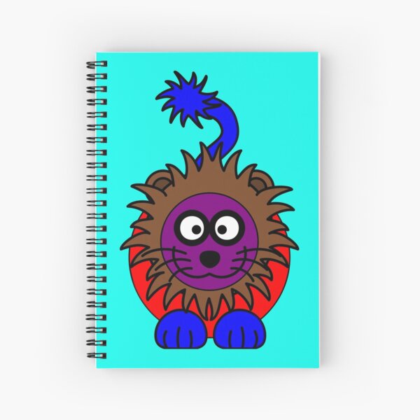 Rainbow Lion Spiral Notebook