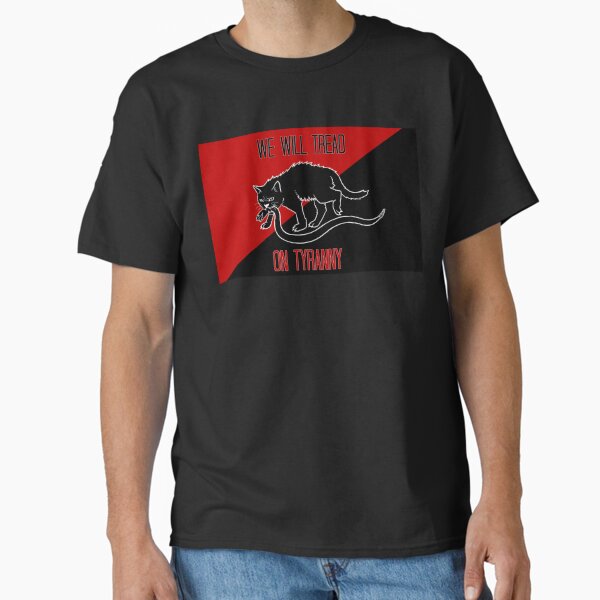 Item preview, WE WILL TREAD ON TYRANNY LEFTIST FLAG designed and sold by stayathomegamer.