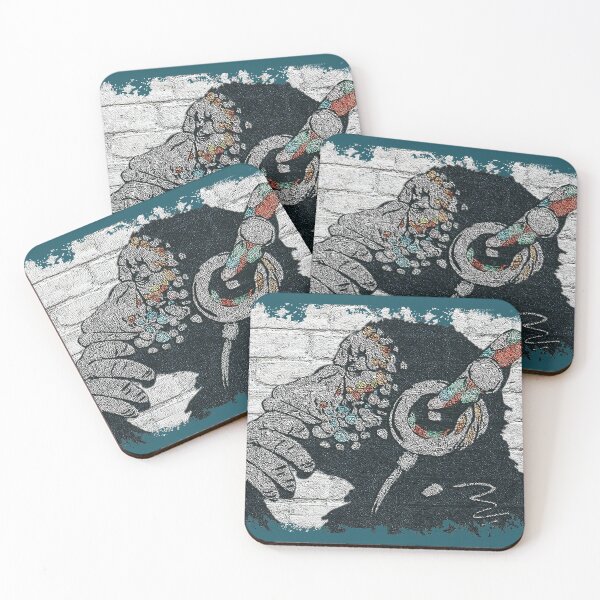 Item preview, Banksy Mono Pensador Funky con Auriculares Grafiti Arte Callejero designed and sold by SampleRoulette.
