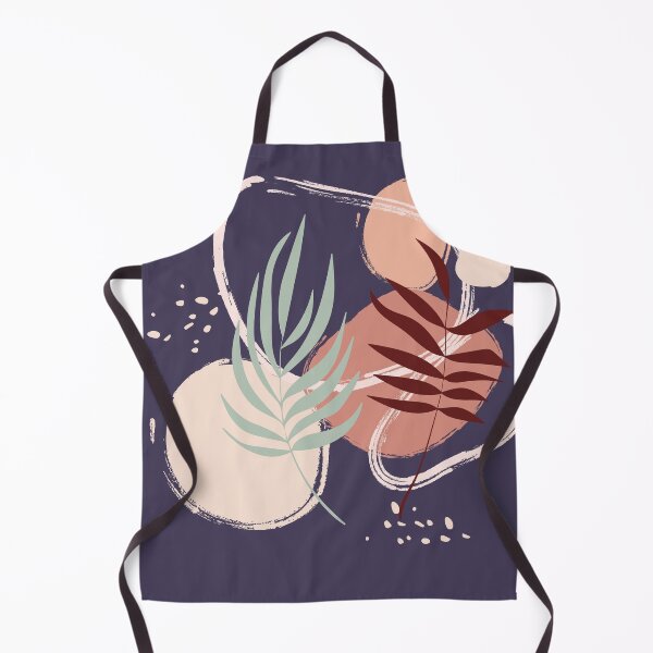 Item preview, Abstract shapes tropical leaves earth colors digital design illustration 61 designed and sold by MyBlackDreams.
