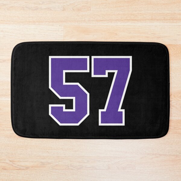 Item preview, Fifty-Seven Purple Jersey Number Sports 57 designed and sold by HelloFromAja.