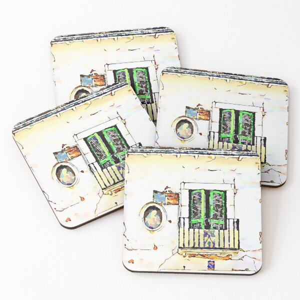 Item preview, L'Aquila: balcony with window and votive shrine designed and sold by Giuseppe Cocco.