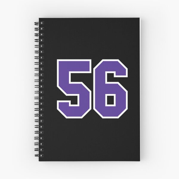 Item preview, Fifty-Six Purple Jersey Number Sports 56 designed and sold by HelloFromAja.
