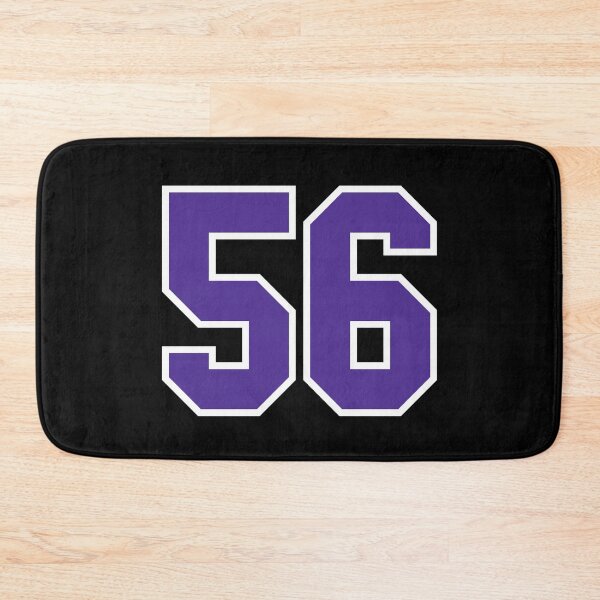 Item preview, Fifty-Six Purple Jersey Number Sports 56 designed and sold by HelloFromAja.
