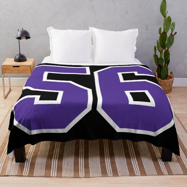 Item preview, Fifty-Six Purple Jersey Number Sports 56 designed and sold by HelloFromAja.