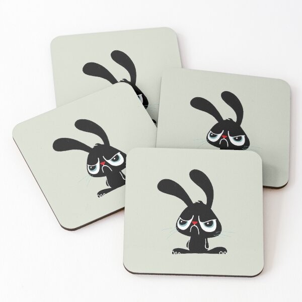 Item preview, Cute Grumpy Bunny designed and sold by Doozal.