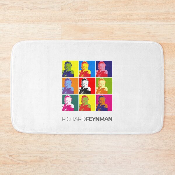 Item preview, Richard Feynman pop-art portrait poster designed and sold by CMYKStudio.