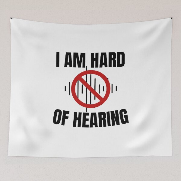 Item preview, I am hard of hearing  designed and sold by aoichan3939.