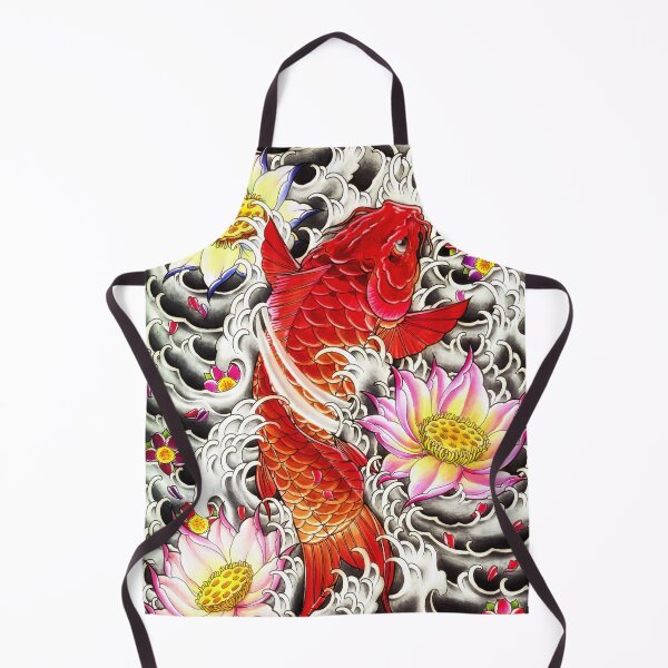 Item preview, Benigoi Koi with flowers designed and sold by cias.