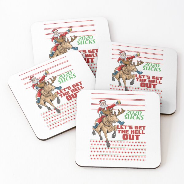 Item preview, 2020 sucks Santa riding horse Classic T-Shirt designed and sold by thebearderhood.