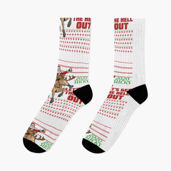 Item preview, 2020 sucks Santa riding horse Classic T-Shirt designed and sold by thebearderhood.