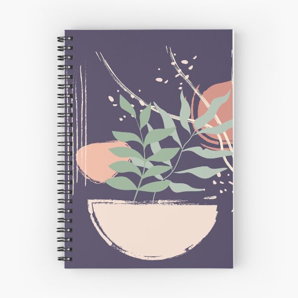 Item preview, Abstract shapes dots and lines tropical leaves earth colors digital design illustration 62 designed and sold by MyBlackDreams.