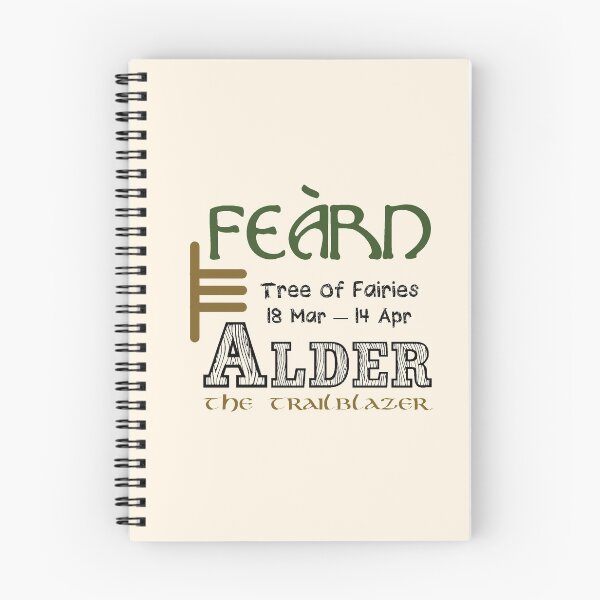 Artikelvorschau, Ogham Alder / Fearn Baum der Feen entworfen und verkauft von Prints4Pagans.