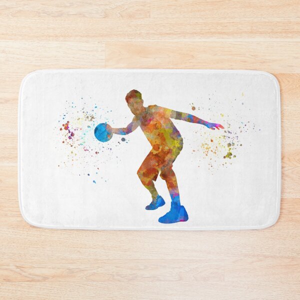 Item preview, young man basketball player dunking designed and sold by paulrommer.