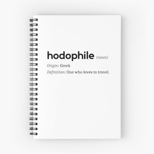 Item preview, Hodophile Dictionary: One Who Loves to Travel designed and sold by suwarnaadi.