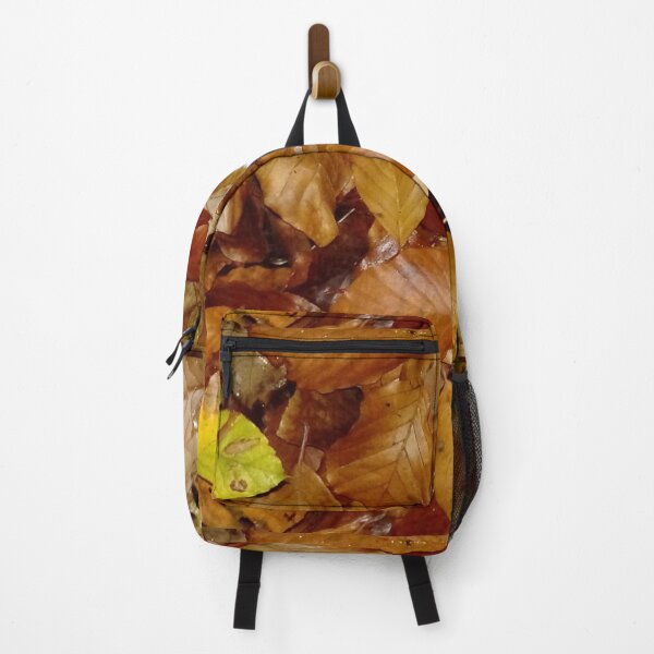 Item preview, Yellow brown organic leafy backdrop with a white feather designed and sold by StephanieCAD.