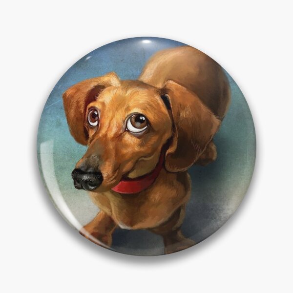 Item preview, Dachshund Dog cute Portrait Art designed and sold by Coolstuff4you71.