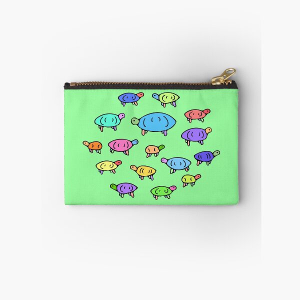 Item preview, Colorful Turtle Pattern, Cute Illustrated Turtles (green) designed and sold by Davey's Designs.