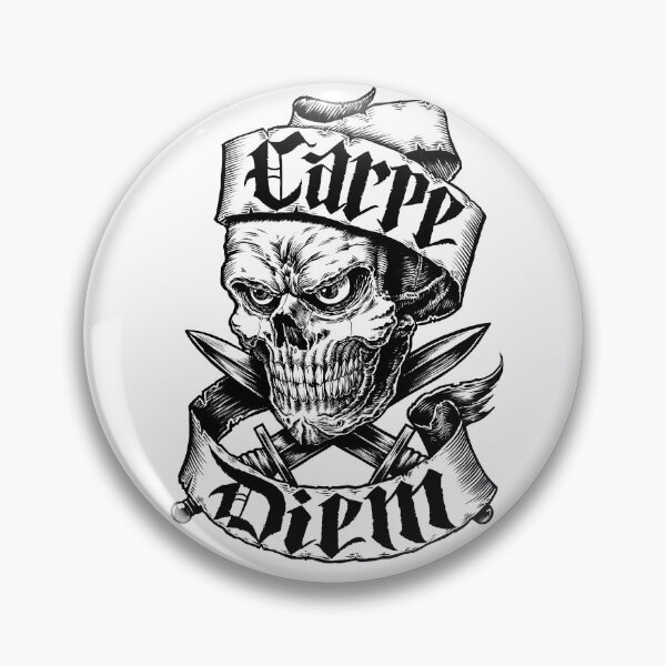 Item preview, Carpe Diem Skull with Daggers designed and sold by cias.