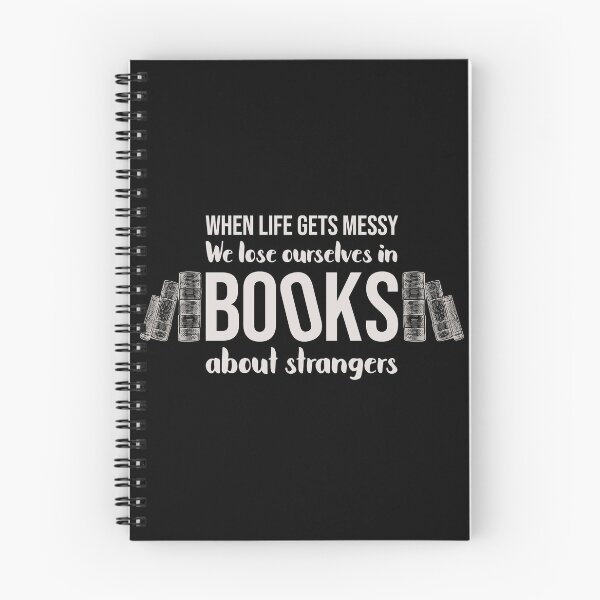 Item preview, We lose ourselves in books about strangers | Bookworms and bibliophiles designed and sold by DeliriousSteve.