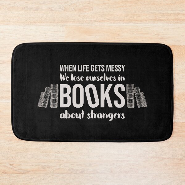 Item preview, We lose ourselves in books about strangers | Bookworms and bibliophiles designed and sold by DeliriousSteve.