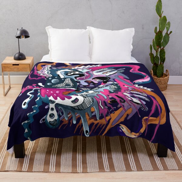 Item preview, Snakes and fishes abstract designed and sold by theinkypensieve.