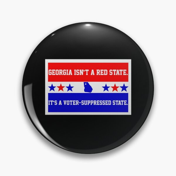 Item preview, Georgia isn’t a red state. It’s a voter-suppressed state. Stacey Abrams, Georgia Governor,  designed and sold by Van-Tees.