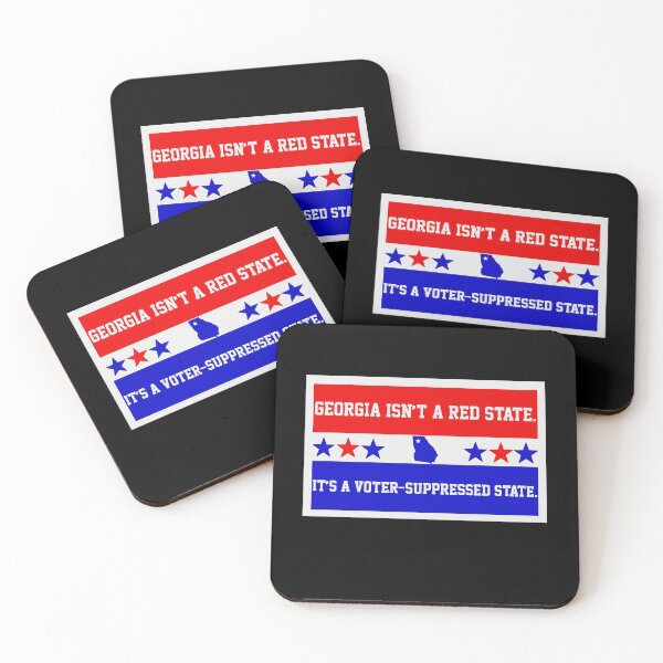Item preview, Georgia isn’t a red state. It’s a voter-suppressed state. Stacey Abrams, Georgia Governor,  designed and sold by Van-Tees.