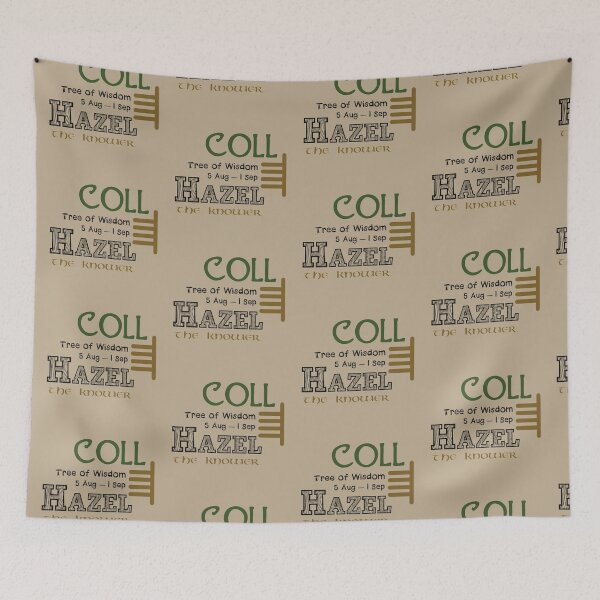 Item preview, Ogham Hazel/Coll Tree of Wisdom designed and sold by Prints4Pagans.