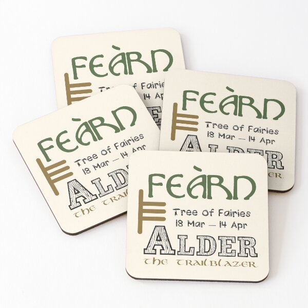 Item preview, Ogham Alder/Fearn Tree of Fairies designed and sold by Prints4Pagans.